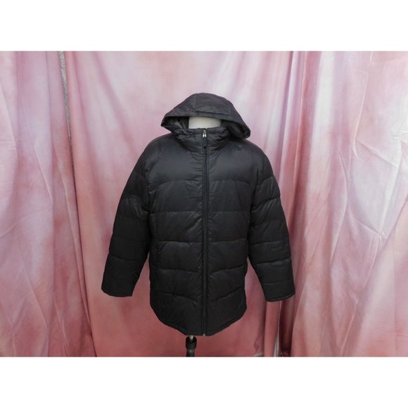 Calvin Klein Other - Calvin Klein Lightweight Down Quilted Jacket Men L Black Hooded Pockets